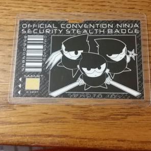 Badge for convention ninja