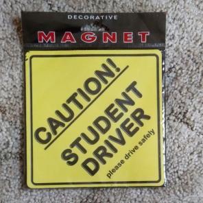Student driver magnet