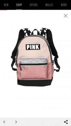 VS PINK CAMPUS BACKPACK