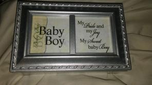 Baby Boy Lullabye Keepsake Box