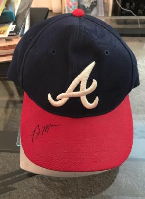 Brian McCann Autographed Braves Hat