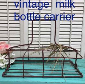 Vintage Milk Bottle Carrier