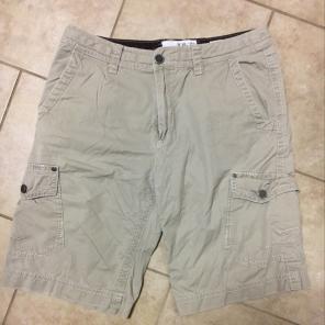 Beige.BKE.Cargo.Shorts