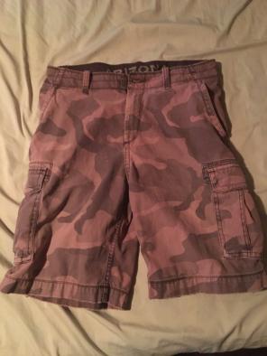 Brown Arizona camo shorts