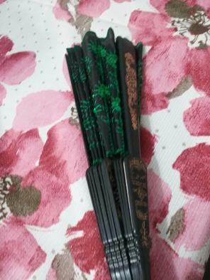 Deluxe Foldable Fan with a webby design