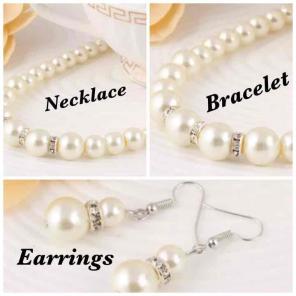 Handmade Elasticity Beaded Jewelry Set