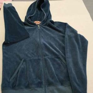Velour Juicy Couture hood zip sweater