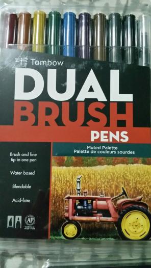 Tombow Dual Brush Muted Palette new