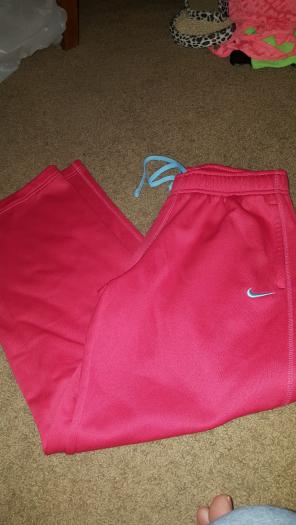 Girls nike sweats size l