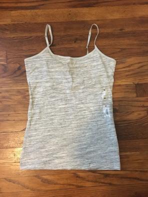 Grey Striped Tank Top