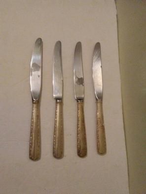 Sterling Silver Set Of 4 Gorham Knives