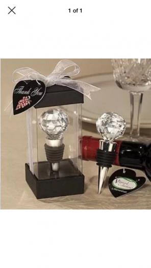 Crystal Wine stopper party favor Lot