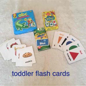1st word, color, ABC, &shape flashcards