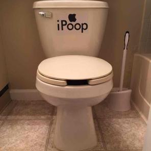 Toilet sticker 2 for $4