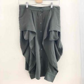 alexander wang silky army skirt