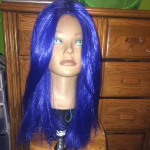 Royal Blue Synthetic Wig