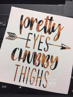 Pretty Eyes Decal