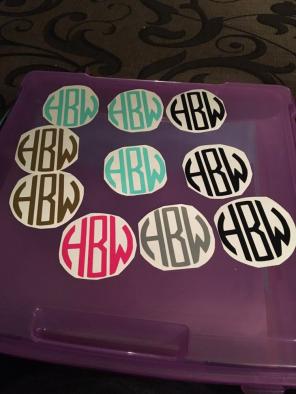 10 - 2 Inch Monograms For $10