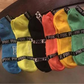 6 pairs pink brand new socks