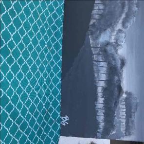 11x17 gray painting
