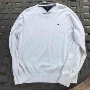 LARGE Tommy Hilfiger Sweater white
