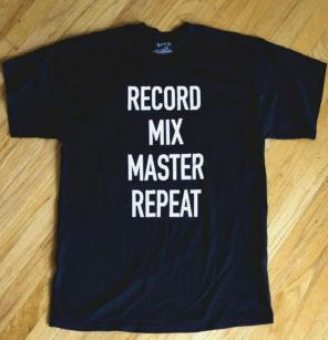 Music Recording T-Shirt / Size Large