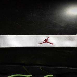 Jordan White And Black Headband