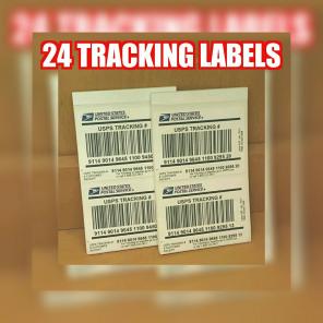 24 tracking labels- Fast & Free Shipping