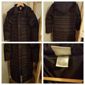 Women's small long down coat