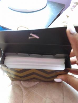 Note card holder