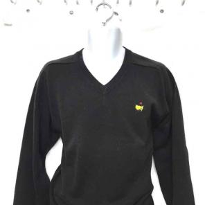 Masters Mens Black V Neck Sweater