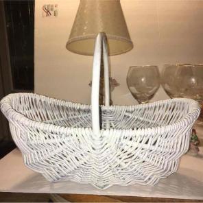 T99. White basket
