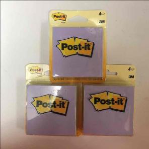 3PK of 4 Pads - Post-It Notes