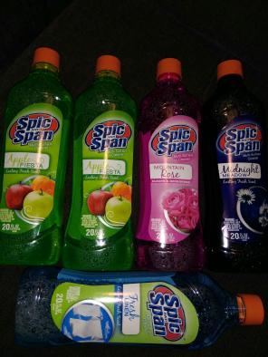 5 Bottles Of Spic Span Multi Cleaner