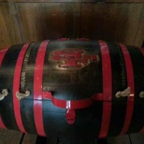 SF 49ers Wood Wine Barrel/Keg (Portable)