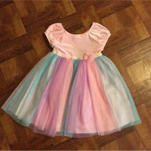 Pastel tutu toddler dress