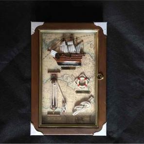 Heritage mint Nautical key box