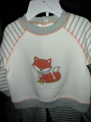 Little me fox 2pc