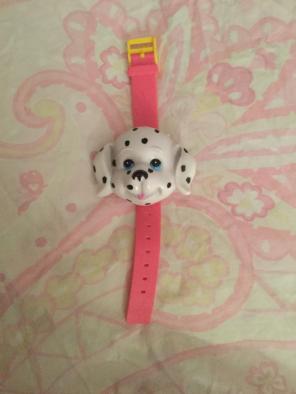 Vintage Pink Dotty Dalmatian Watch!