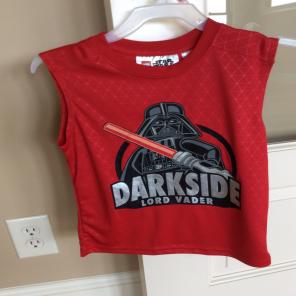 Star Wars Lord Vader Boys Shirt 4/5 New