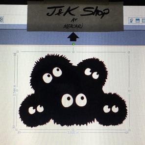 Soot Sprites Balls Vinyl Decal Sticker