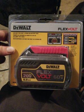 Dewalt 60c flex volt battery