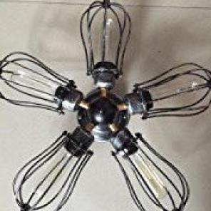 Vintage Barn Metal Flush Mount Light