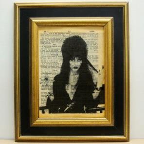 Elvira print vintage dictionary page