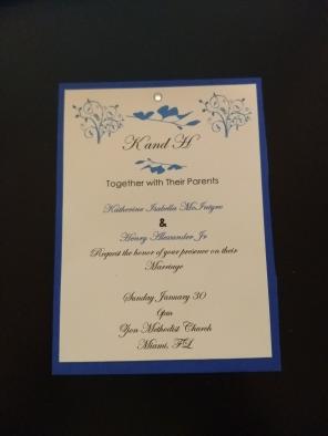 100 custom wedding Invitations