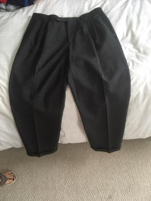 Grey Pleated Dress Pants Ralph Lauren