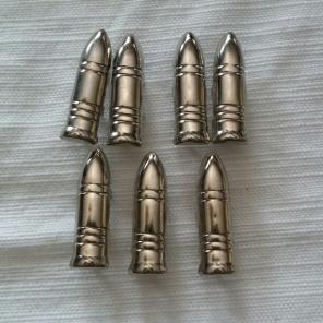 Vintage Silver Bullet Pronged Studs