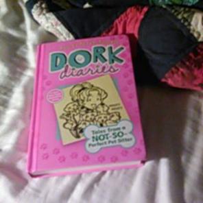 Pink dork diary book