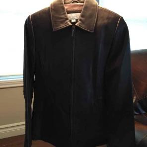 Liz Claiborne leather coat