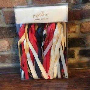 Tassel Banner red white blue